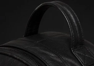 Leather Backpack, view 4 product style