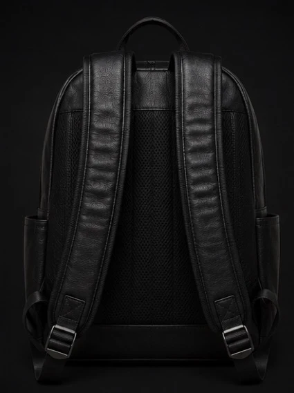 Leather Backpack, view 2 product style