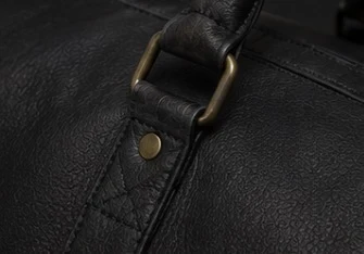 Leather Duffle Bag, view 4 product style