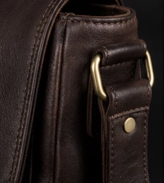 Leather Messenger Bag, view 5 product style