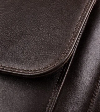 Leather Messenger Bag, view 4 product style