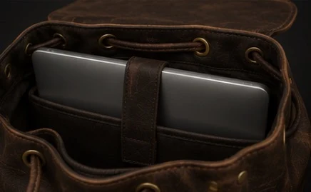 Leather Waist Bag, view 9 product style