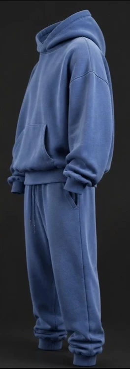 Oversized Hoodie Jogger Set, view 3 product style