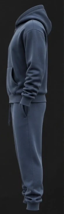 Zip Hoodie Jogger Set, view 3 product style