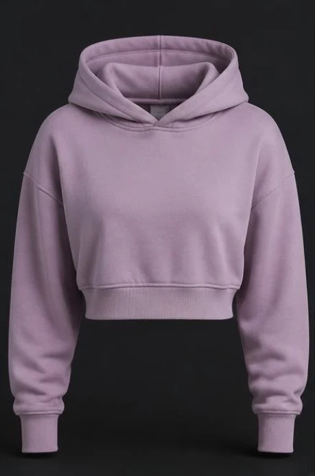 Women's Cropped Hoodie, view 1