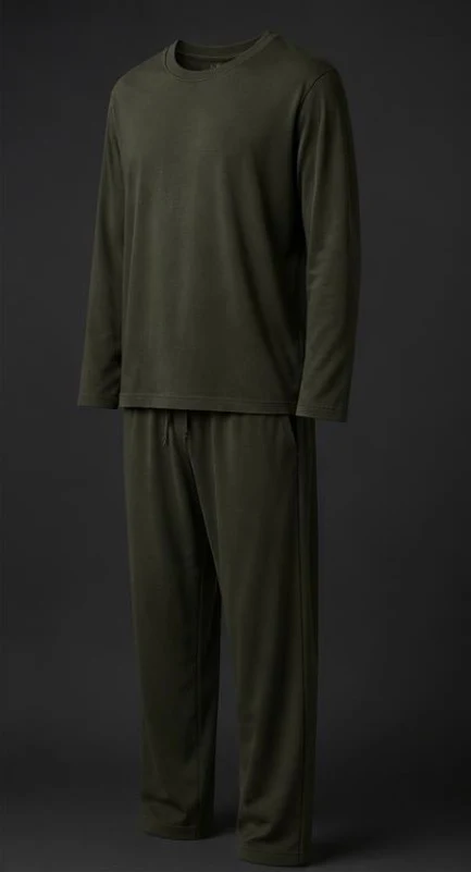 Men's Cotton Pajama Set, view 3