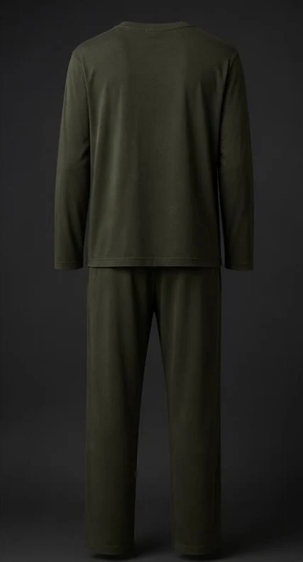Men's Cotton Pajama Set, view 2