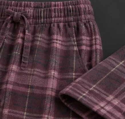 Women's Flannel Pajama Set, view 6
