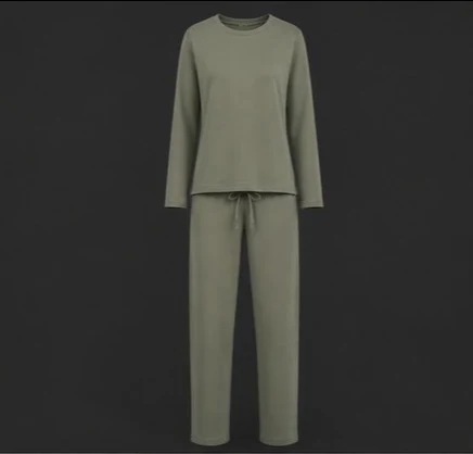 Women's Long Lounge Set, view 1
