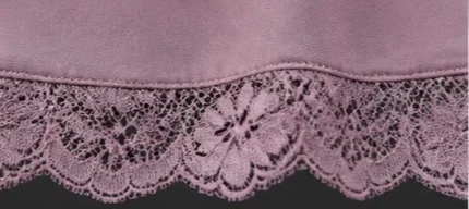 Women's Lace Trim Night Dress, view 6