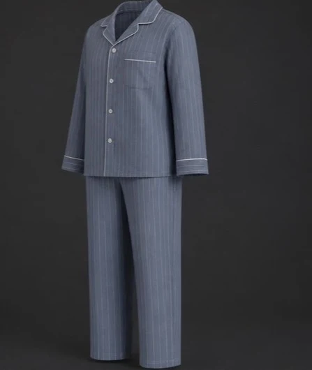 Women's Button Down Sleep Set, view 3