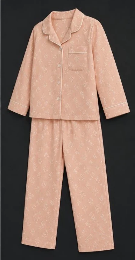 Girls Pajama Set, view 3 product style
