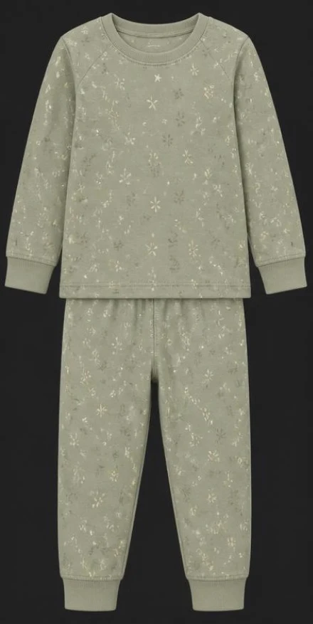 Kids Printed Pajama Set, view 1 product style